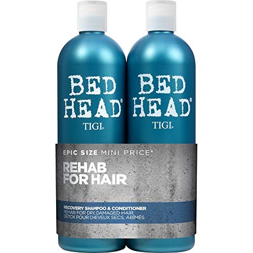 TIGI Bed Head - Urban Anti+Dotes Recovery Shampoo 750 ml + Condizionatore 750 ml, Set da 2 Pezzi