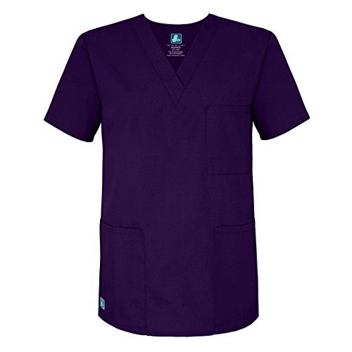 Adar Uniforms 601PRPL Camicia Medica, Violetta (Purple), Large-Us Donna