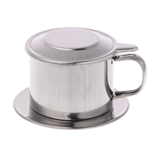 vietnamita in acciaio INOX caffè filtro Cup Drip Maker infusore con manico – Hearsbeauty S:8x5cm/3.15x1.97