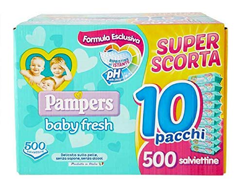 Pampers Baby Fresh Super scorta 500 salviette (50x10)