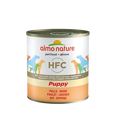 almo nature HFC Natural - Puppy con Pollo - Umido per Cuccioli 100% Naturale - 12x280 g lattina