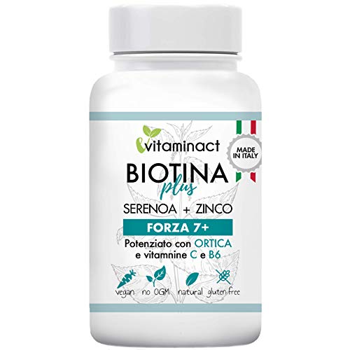 Integratore Capelli Donna Uomo- Biotina Plus Altissimo Dosaggio- Trattamento 4 mesi-Accelera Crescita Capelli Unghie-Rinforzante-Anticaduta-Ricrescita-Serenoa Repens-Zinco-Ortica-Formula Innovativa