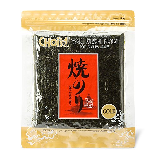 DAECHUN LAVER CO., LTD. Nori Sushi, toast richiudibile scottato (50 fogli interi) oro Grade 125g