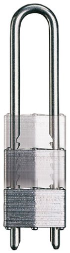 Master Lock 517EURD Lucchetto, Arco Amovibile e Regolabile 79-136 mm, Cilindro Butteruolato, Acciaio Laminato, 79-136 mm