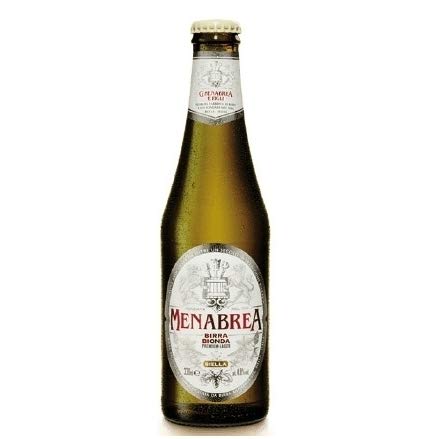 Birra Menabrea 150° 0,33 lt. - La 150° Bionda - Cassa da 24 bt. x 0,33 lt.