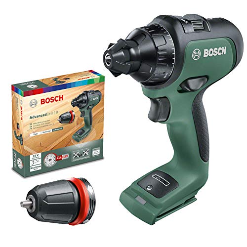 Bosch AdvancedDrill 18 Trapano a batteria , Sistema da 18 V, Senza batteria, In Scatola di Cartone