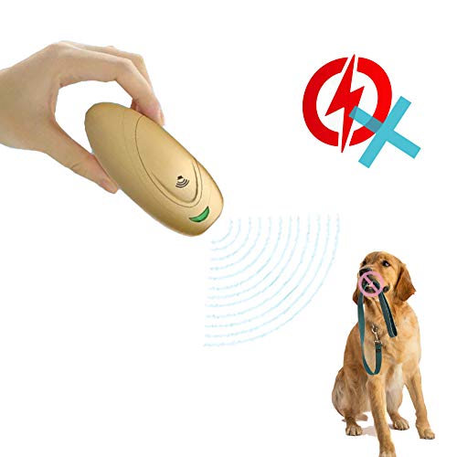 01 Dispositivo anti abbaia, deterrente palmare a ultrasuoni controllato dal suono, portatile per cani ausiliari, dispositivo di addestramento abbaiare, può essere utilizzato per passeggiate