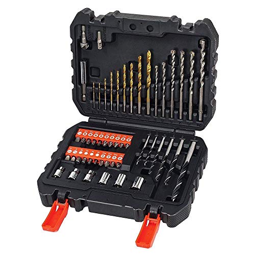 BLACK+DECKER A7188-XJ Set per Forare (20 Punte Miste e 30 Accessori per Avvitare), 50 Pezzi, Set di 50