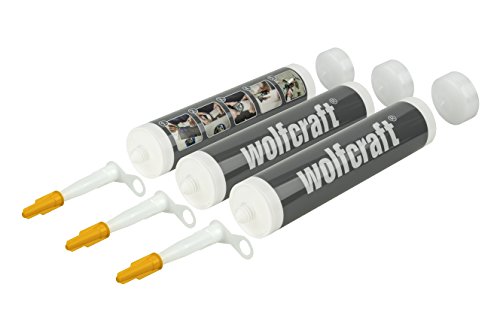 Wolfcraft 4044000, 3 Cartucce Vuote, 310 ml