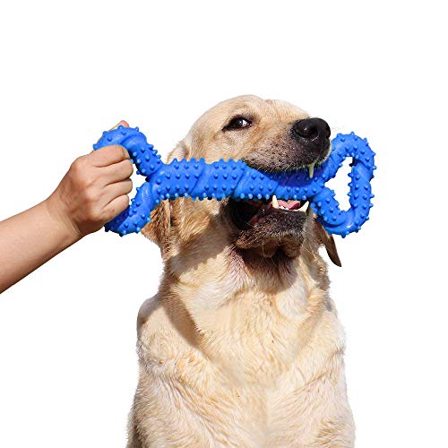 atopo Giochi da Masticare Resistenti per Cani Grandi 13 Pollice Forma dell'osso Giocattoli per Cani con Design Convesso duri Giochi interattivi per per Cani Piccoli e Grandi