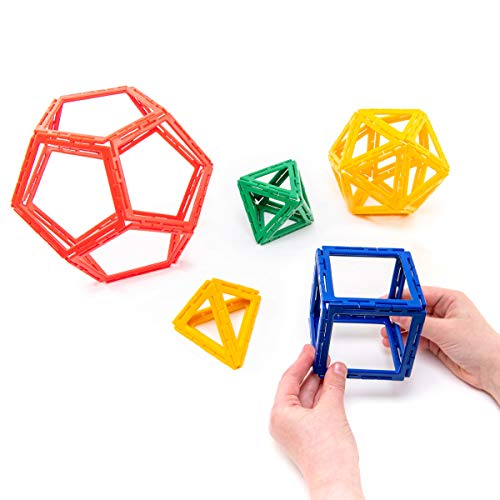 Polydron Frameworks Platonic Solids Set