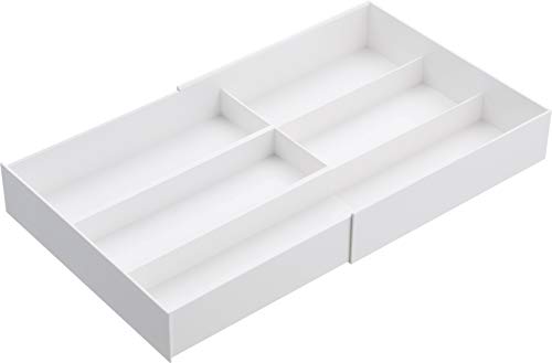 YAMAZAKI Organizer, ABS Polistirolo, bianco, taglia unica