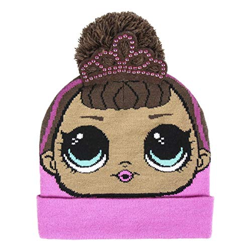 Lol Surprise Cappello Invernale Pompon, Bambina, Multicolore