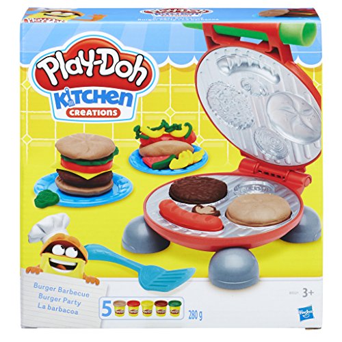 Hasbro Play-Doh-B5521EU6 Play-Doh Kitchen Creations Il Burger Set, Colore, 0816B5521EU6