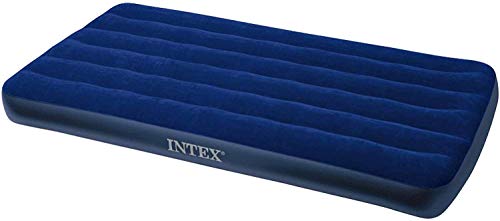 Intex Classic Downy 68757, Materassino gonfiabile, Twin - 99 x 191 x 22 cm - Blu