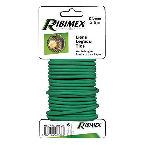 Ribimex PRLIEN505 Legaccio, 5 mm/5 m, Verde, Ø 5 mm/5m