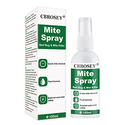 CBROSEY Mite Killer,Acaros Spray,Bed Bug Spray,Bed Bugs Killer,Spray Antiacaro per Animali Domestici e Domestici