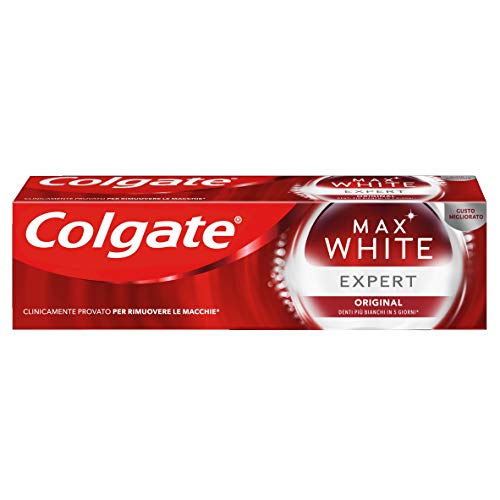 Colgate Dentifricio Expert White - Pacco da 12 x 75 ml - Totale: 900 ml