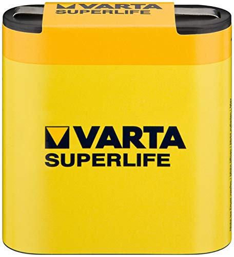 Varta Superlife – Batteria, 3R12 4.5 V, colore: giallo