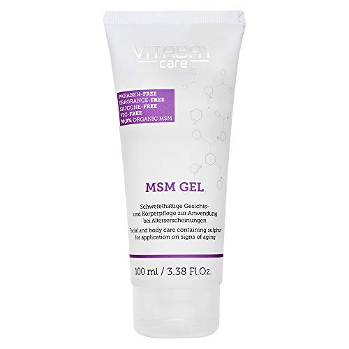 MSM Gel Sensitive per trattamenti viso e corpo con puro MSM | Vegan – 100 ml