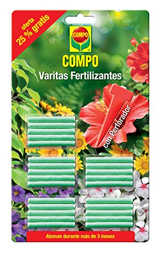Compo 1205002011 – Bastoncini fertilizzante, 1 Pacco da 30 pezzi