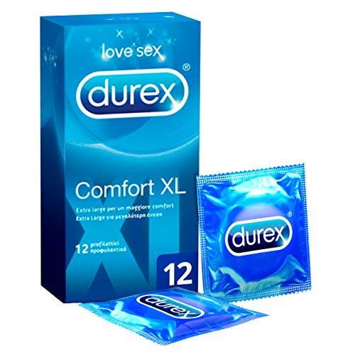 Durex Comfort XL Preservativi Extra Large, 12 Profilattici