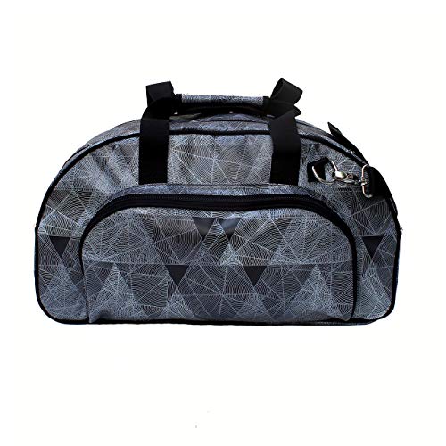 IKURI Borsa Stampata - Weekender Bag in Teloni Impermeabile Realizzata a Mano Multicolore Multiuso Resistenti - Design Diamante