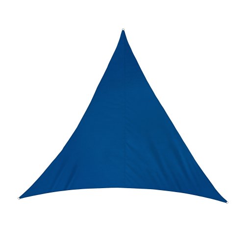 jarolift Tenda a Vela Triangolare Idrorepellente, 500 x 500 x 500 cm, Azzurro