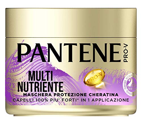 Pantene Pro-V Maschera Multi-Nutriente, Protezione Cheratina, Per Capelli Deboli E Danneggiati - 300 Gr