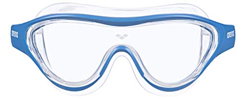 Arena The One Mask, Occhiali Unisex Adulto, Blu (Clear Blue White), Taglia Unica