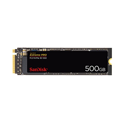 SanDisk SSD Extreme PRO M.2 NVMe 3D - Disco rigido interno da 500 GB, Tecnologia 3D-NAND, Velocità di lettura 3.400 MB/s