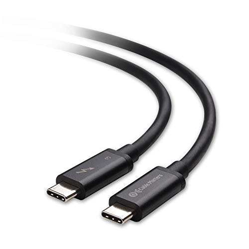 Cable Matters Cavo Thunderbolt 3 Certificato (Cavo Thunderbolt 3 USB C) Colore Nero 0.8m Supporta Ricarica 100W 40Gbps