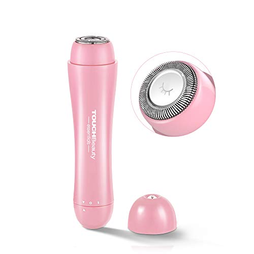 Epilatore Viso Donna, Mini Rasoio Elettrico da Donna per Depilazione dei Peli Facciali e Corpi, Flawless Epilatore a Forma Rossetto Senza Filo (Rosa)