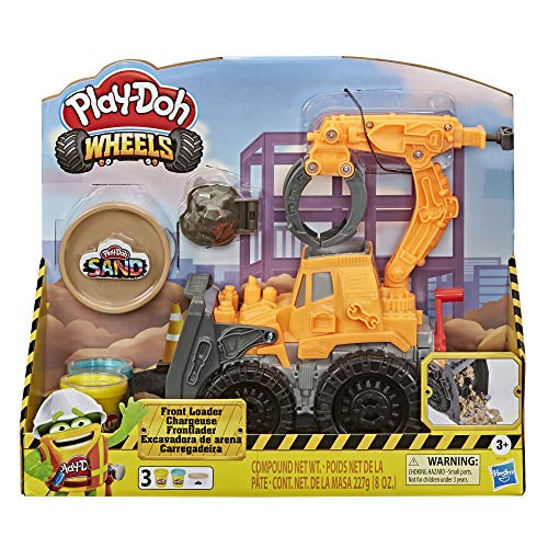 Hasbro Play-Doh Wheels - Escavatore Deluxe (Playset con Composto sabbioso Play-Doh e Pasta da Modellare Play-Doh Classica)