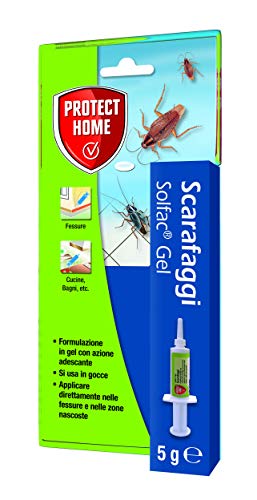 PROTECT HOME Solfac Siringa Gel per Scarafaggi: insetticida con azione adescante, 5 gr