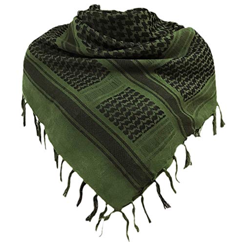 Chalier Sciarpa Uomo Militare Araba Deserto 100% Cotone Unisex Scialli