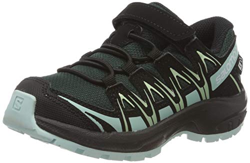 SALOMON XA PRO 3D CSWP K, Scarpe da Corsa Bambini, Verde (Green Gables/Icy Morn/Patina Green), 27 EU