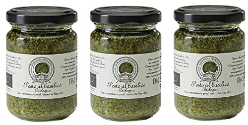 Azienda Agricola Prunotto Mariangela n. 3 Vasetti Pesto Verde Vegano Biologico - 130 g