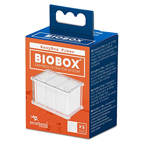 Tecatlantis EasyBox - Cartuccia filtrante in Fibra per filtri Mini Biobox 1 e 2 / BIOBOX 0, XS