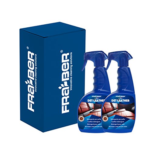 FRA-BER detergente per puliziainterni Auto in Vera Pelle DET Leather 750ML 2PZ