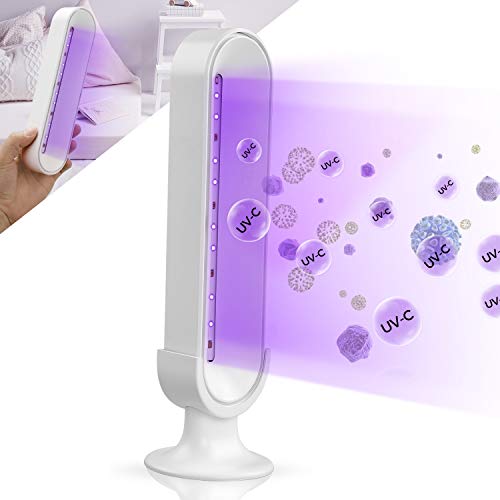 Sterilizzatore UV LED portatile UV-C 270-280 nm rapida sterilizzazione 99,99% con 8 lampadine LED, 2000mAh ricaricabile USB Type-C