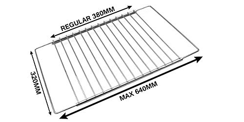 UNIVERSALE GRIGLIA Forno ESTENDIBILE da 380MM A 640MM