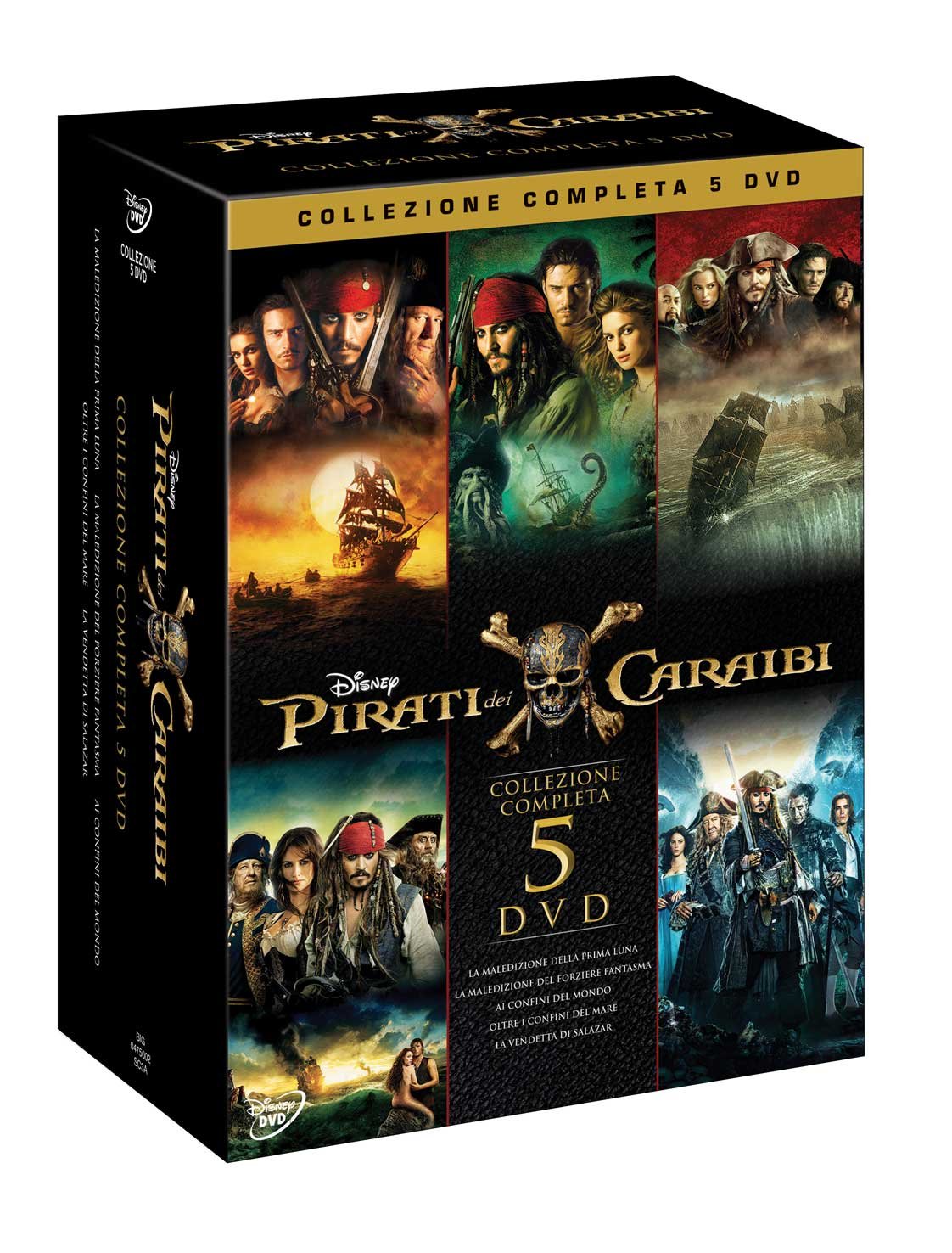 Pirati dei Caraibi Collezione (5 DVD)