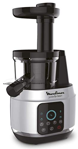 Moulinex ZU420E Juice & Clean, Estrattore di Succo a Freddo, con Teconlogia Easy Clean per una Pulizia Facile, Touch Screen, 0.8 Litri