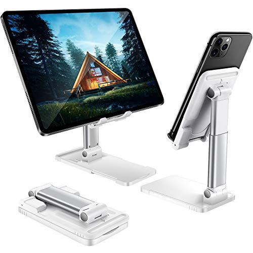 UIHOL Supporto per Tablet, 315° Regolabile Supporto Cellulare per tavolo, Universale Stand Smartphone Porta per iPad PRO 12.9, 10.5, 9.7, Air Mini 2 3 4, iPhone, Kindle, Samsung Tablets (4