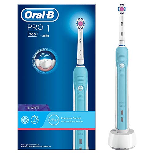 Oral-B Pro 1 700 Braun Spazzolino Elettrico Ricaricabile, 1 Testina di Ricambio