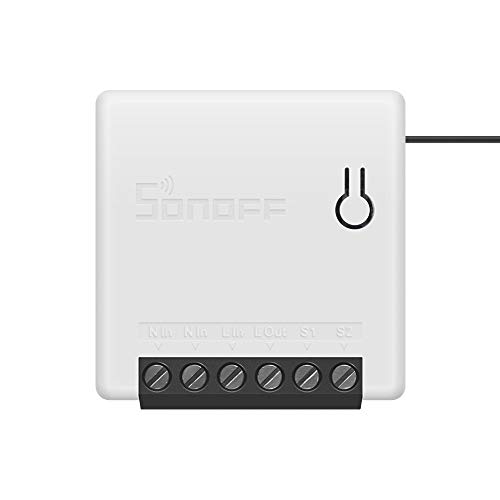 Sonoff - Micromodulo ON/OFF, con WiFi, a due ingressi, interruttore formato mini