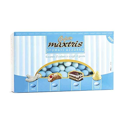 Confetti Maxtris , Sfumato Azzurro, 1 kg - 1000 gr