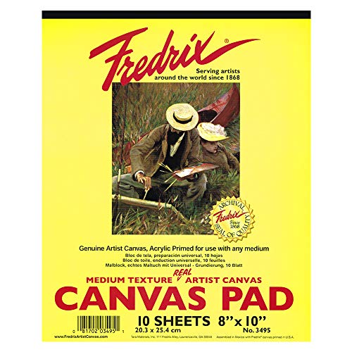 Fredrix 3500 canvas Pads, 9 da 30,5 cm