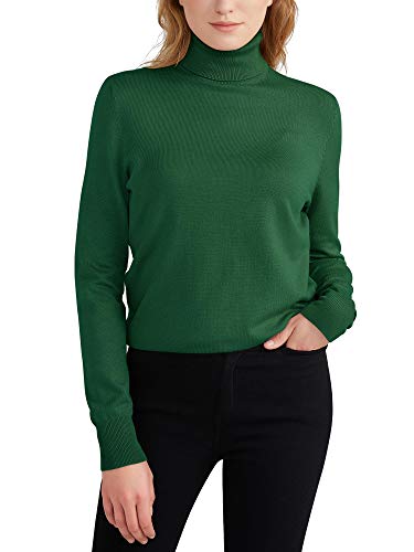 Woolen Bloom Maglione Donna Collo Alto Sweatshirt Maglia Polo Collo Manica Lunga Maglia Pullover Casual Maglieria Felpa Autunno Invernali Primavera